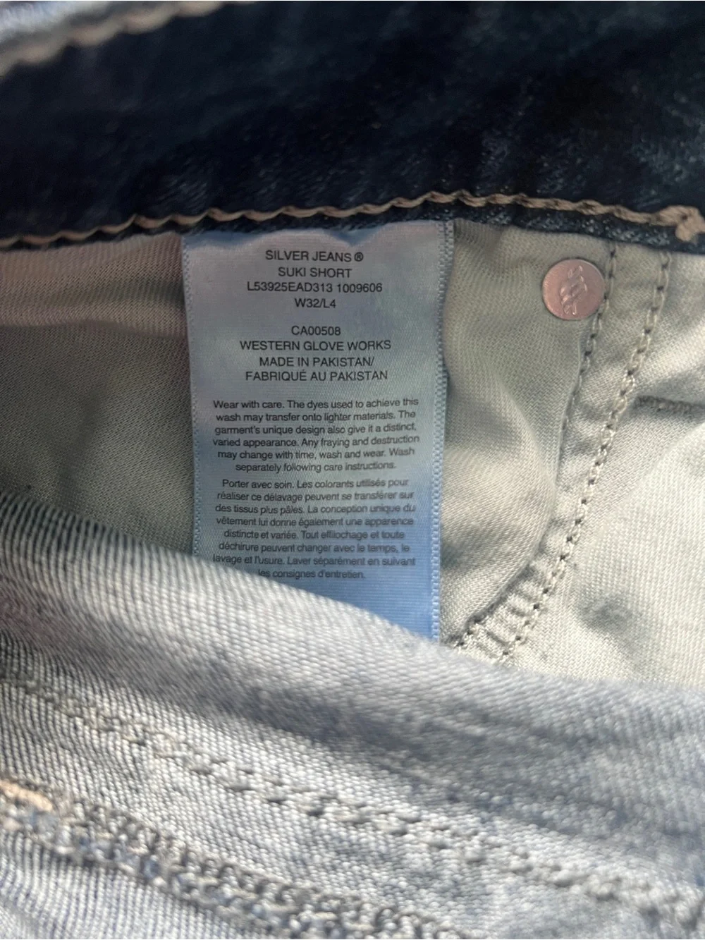 Silver Jeans Blue Denim Jean Shorts